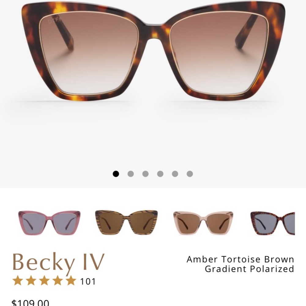 Women’s DIFF sunglasses
